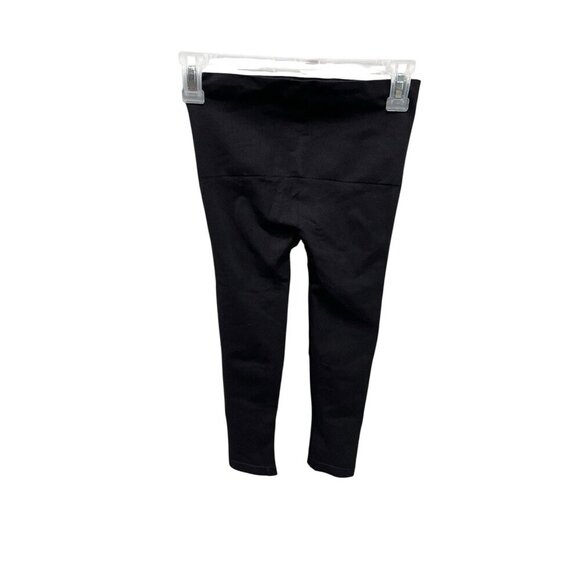 Assets by SPANX Women's Small Seamless Leggings with Shaping Waistband Black - Picture 1 of 3